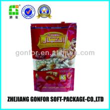 stand up zipper pouch for nuts
