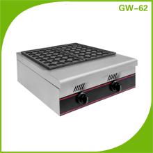 Stainless steel commercial gas fishball cooking machine /Commercial Gas Takoyaki Machine