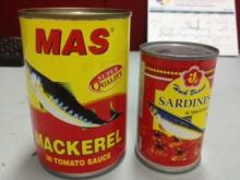  Canned   Sardine s/ Mackerel  in Tomato Sauce