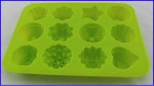 12 Cavity Flower Shaped hollow chocolate molds