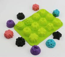 12 Cavity Pure Silicone Custom Chocolate Bar Molds