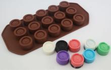 Flexible 15-Cup DIY Mould Chocolate