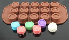 Flexible 15-Cup DIY Chocolate Egg Mold