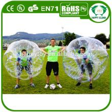 HI 1.2m/1.5m/1.7m dia Funny bubble football pvc/tpu for sale