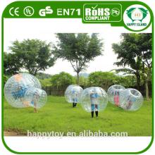 HI CE PVC/TPU Transparent bubble football/soccer ball