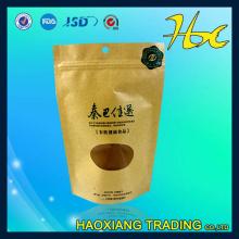 hot sales! Eco Friendly printed zip plastic empty tea bag