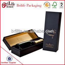 High Quality Fashion Custom One bottle champagne boxes