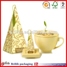 pyramid  tea   bag s in  box 
