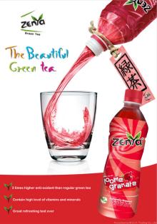 Zenya Greentea with Pomegranate