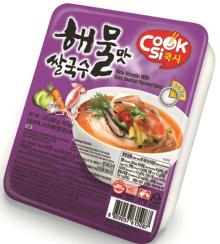 Rice Noodle with Spicy seafood Flavored soup