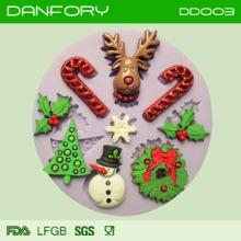 Christmas mould/ cake decoration mould/ chocolate silicone mould