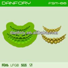 pearl /jewelry fondant silicone mould/3d silicone cake decorating molds