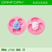 New funny design mickey and minnie silicone fondant cake decorating mold