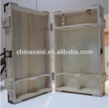  luxury  red wine wooden  box 