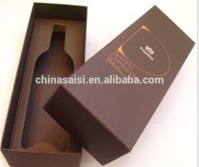 Single Exquisite Paperboard Gifts Packing Box For Red Wine
