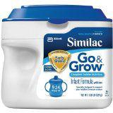 Similac Go & Grow Milk-based Formula, Powder, 22oz (Pack of 6)