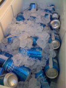 BUD LIGHT BEER REAL GLASS