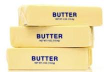 unsalted butter 82% / mango butter