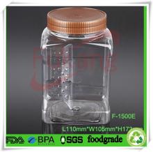 clear 1500ml plastic lollipop container PET wholesaler