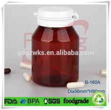 160cc PET plastic colorful candy jar,plastic chewing gum bottle wholesale  Thailand &plastic tamper pr