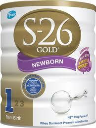 S26 GOLD Newborn Step 1  Baby   Formula  900g