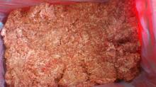 Turkey baader meat 3 mm