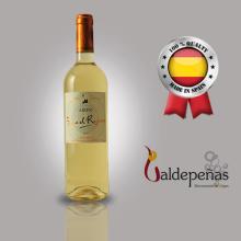 Spanish Valdepenas white wine