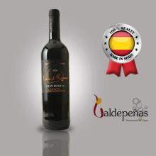 Spanish Valdepenas red wine Grand Reserve