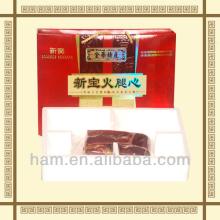 China supplier nice taste cooked hams meat product food cure pork ham piece 800g