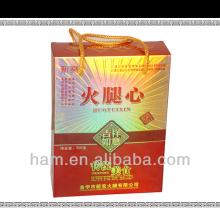 China jinhua nice taste hams sausage in bulk meat product food frozen pork ham piece 500g
