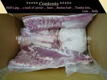 Frozen pork full body cutting parts made in JAPAN,Except Pig stomach