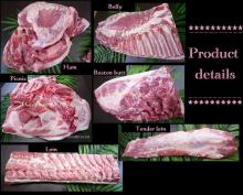 Wonderfully delicious fresh pork, Pork meat and bone meal does not include