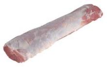 Pork loin, boneless, rindless, defatted up to silverskin