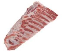 Pork shaved riblet without and with sternum part