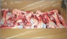 Pork femur bone