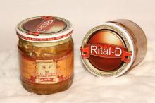 Canned stewed beef Glass jar