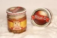 Canned stewed pork Glass jar