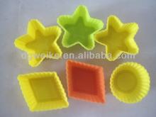 FDA LFGB silicone Cake Decorating Moulds,Silicone  Muffin  Cases