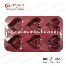 SGS Silicone  Heart  Shape  Cake  Decorating