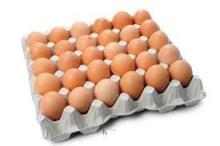 White and Brown Fresh Chicken Eggs