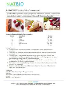 NAT Softi EGGFREE Cake Concentrate
