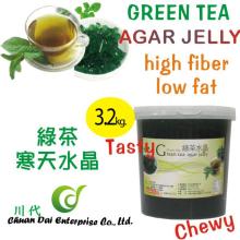 Taiwan bubble tea Green Tea ager jelly
