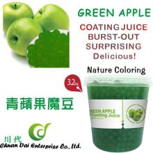 Taiwan bubble tea Green Apple coating juice boba