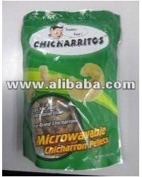 Microwavable  Pork   Rind  Cracklings Chicharon Chicharritos