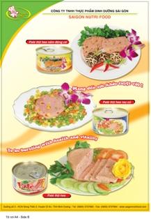 Pate with mushroom canned food