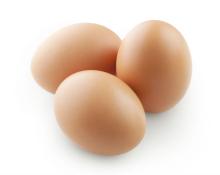 Fresh Brown Shell Table Eggs