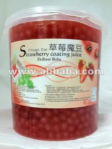 strawberry coating juice