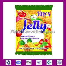 Hot Sale! Natural Fruit Flavors for Juicy Jelly in 10pcs Bag