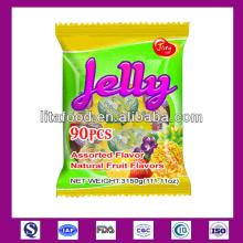 Mini Lime Jelly Pudding Certified HALAL for Sale in 90pcs Bag