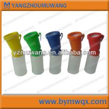 Plastic non-return teat dip cup veterinary equipment